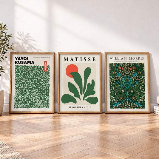 Yayoi Kusama, Henri Matisse and William Morris, Set of 3 Prints – 0-33 — artwork preview 4