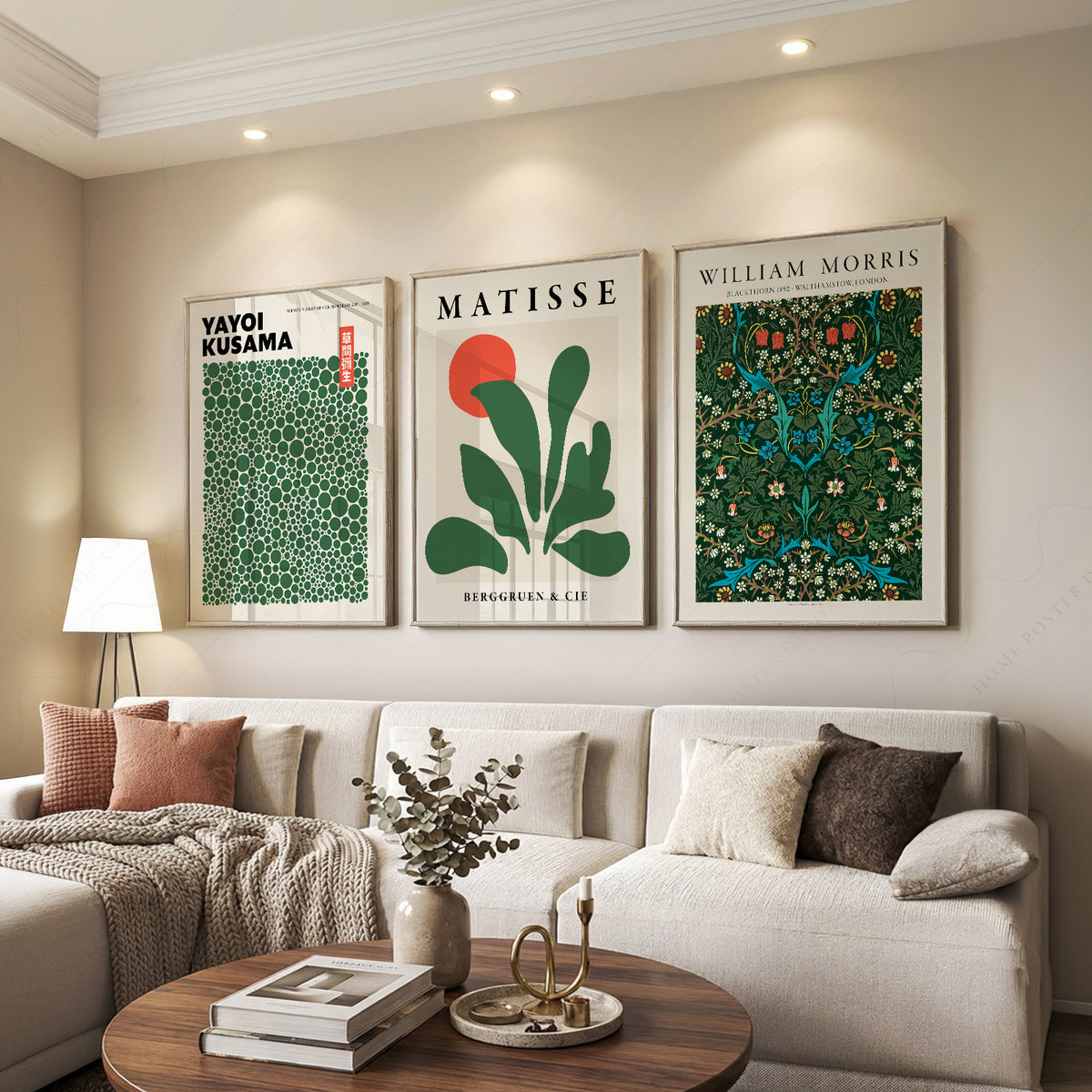 Yayoi Kusama, Henri Matisse and William Morris, Set of 3 Prints – 0-33 — artwork preview 7