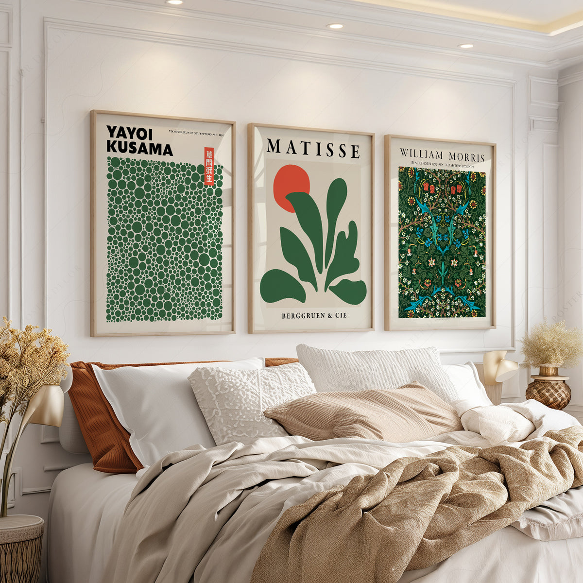 Yayoi Kusama, Henri Matisse and William Morris, Set of 3 Prints – 0-33 — artwork preview 3