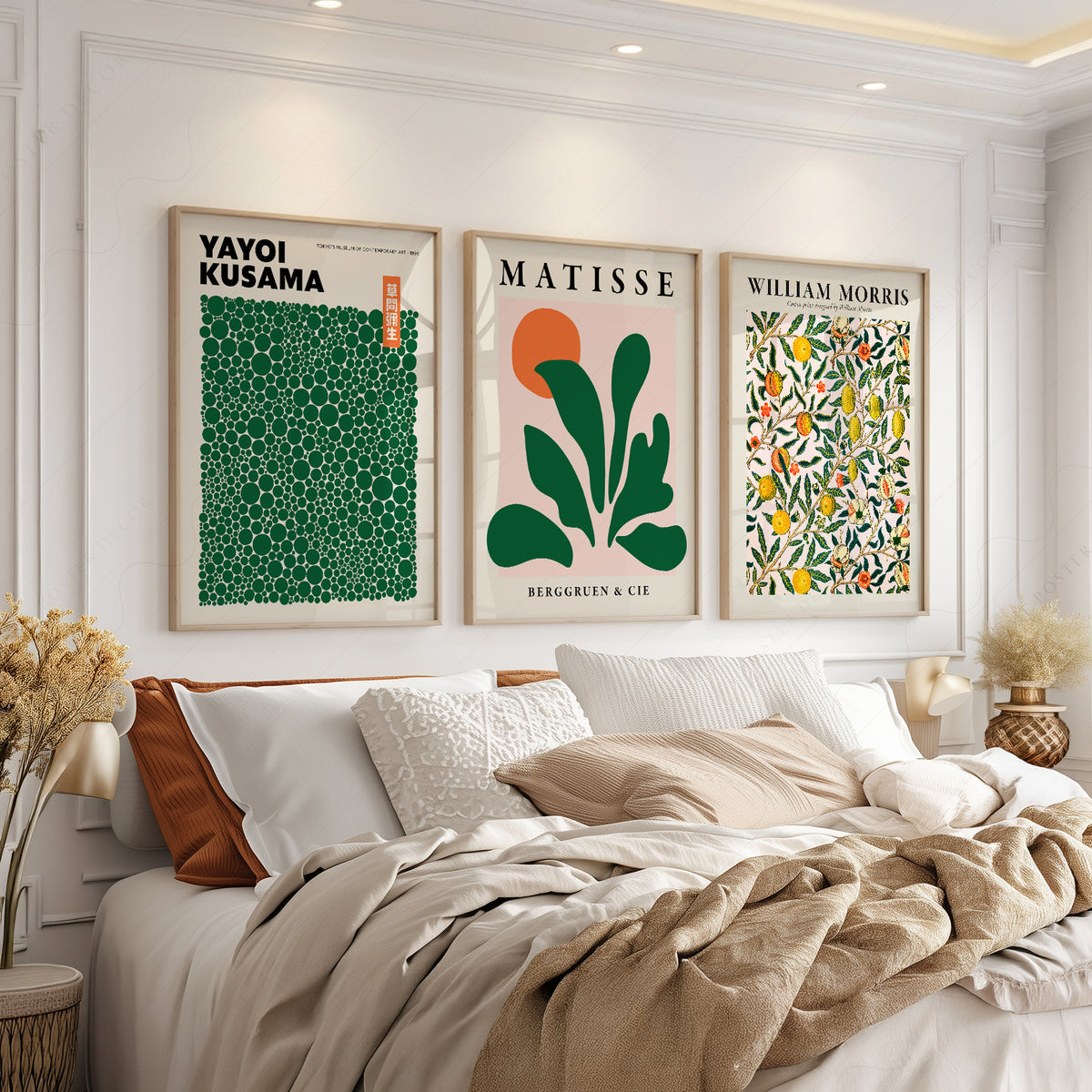 Yayoi Kusama, Henri Matisse and William Morris Botanical Prints, Set of 3 – 0-35 — artwork preview 3
