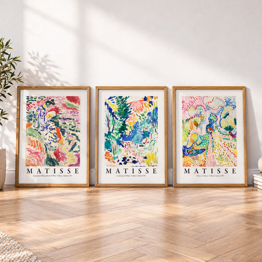 Henri Matisse Collioure Set of 3 Prints – Museum Gallery Wall Art – 01-07 — artwork preview 4