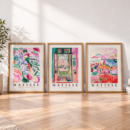 Henri Matisse Gallery Wall Set of 3 Prints – Museum Art Poster Collection – 01-09 — artwork preview 4