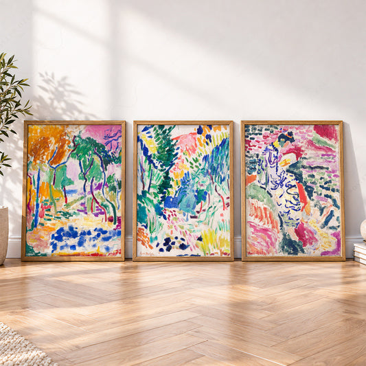Henri Matisse Gallery Wall Set of 3 Prints – Colorful Museum Art Decor – 01-13 — artwork preview 4