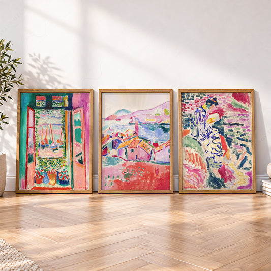 Henri Matisse Gallery Wall Set of 3 Prints – Museum Art Collection Poster – 01-06 — artwork preview 4