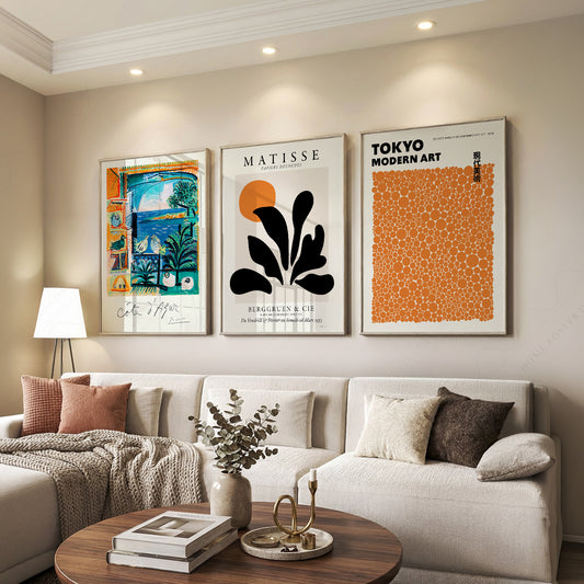 Matisse Kusama Picasso Set of 3 Prints – Modern Gallery Wall Art – 0-05 — artwork preview 7