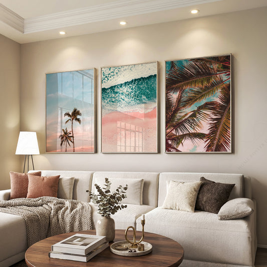 Beach Wall Art Set of 3 Prints – Coastal Photography Poster Collection – 22-19 — artwork preview 7