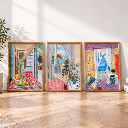 Henri Matisse Set of 3 Prints – Colorful Interior Wall Art Collection – 01-17 — artwork preview 4