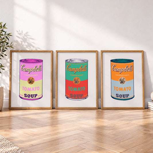 Andy Warhol Campbell's Soup Cans Print Set – Pop Art Wall Decor – 20-10 — artwork preview 4
