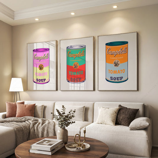 Andy Warhol Campbell's Soup Cans Print Set – Pop Art Wall Decor – 20-10 — artwork preview 7