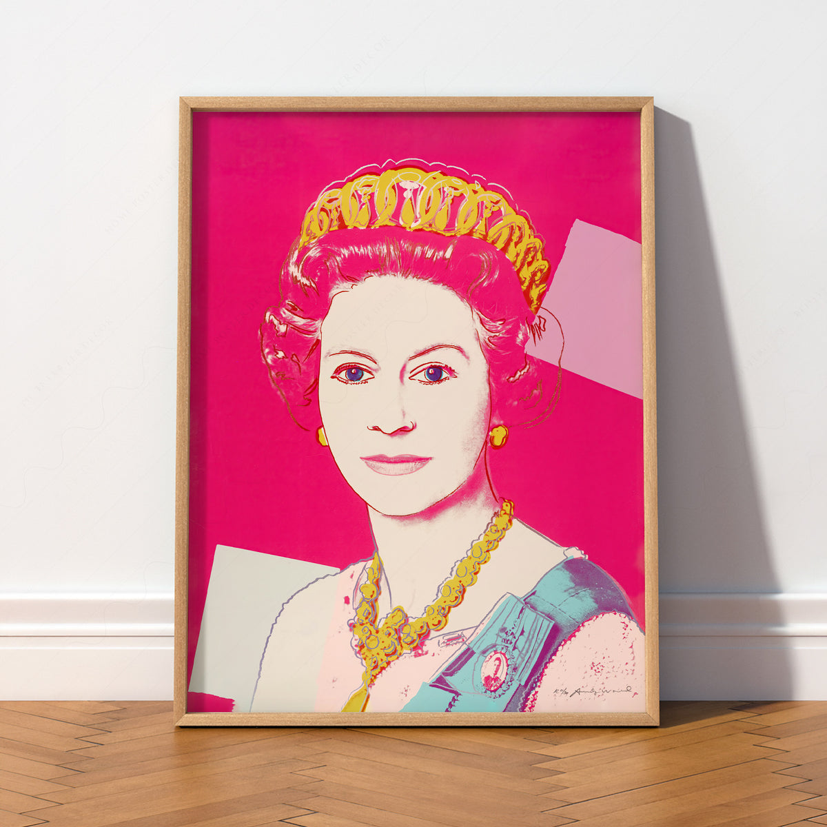 Andy Warhol Queen Elizabeth II Pop Art Print – Bold Modern Wall Art — artwork preview 2