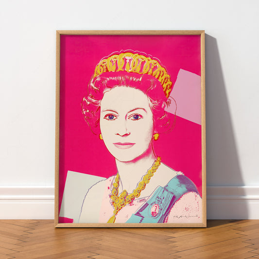 Andy Warhol Queen Elizabeth II Pop Art Print – Bold Modern Wall Art — artwork preview 2