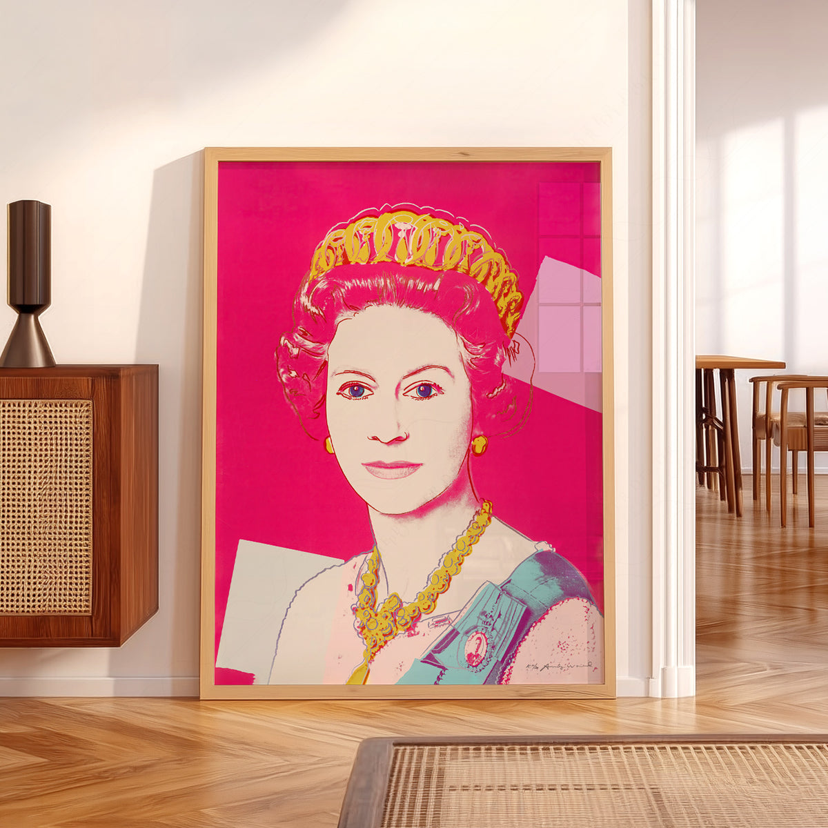 Andy Warhol Queen Elizabeth II Pop Art Print – Bold Modern Wall Art — artwork preview 5