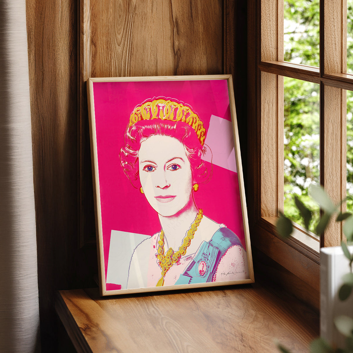 Andy Warhol Queen Elizabeth II Pop Art Print – Bold Modern Wall Art — artwork preview 7