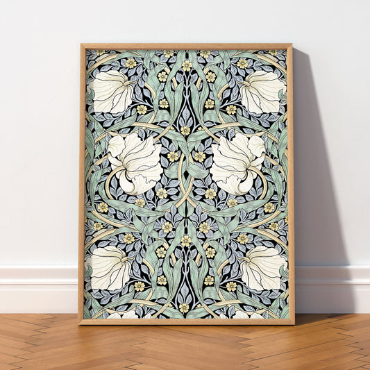 William Morris Pimpernel Art Print – Vintage Botanical Wall Art Poster — artwork preview 2