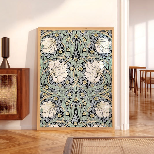 William Morris Pimpernel Art Print – Vintage Botanical Wall Art Poster — artwork preview 5