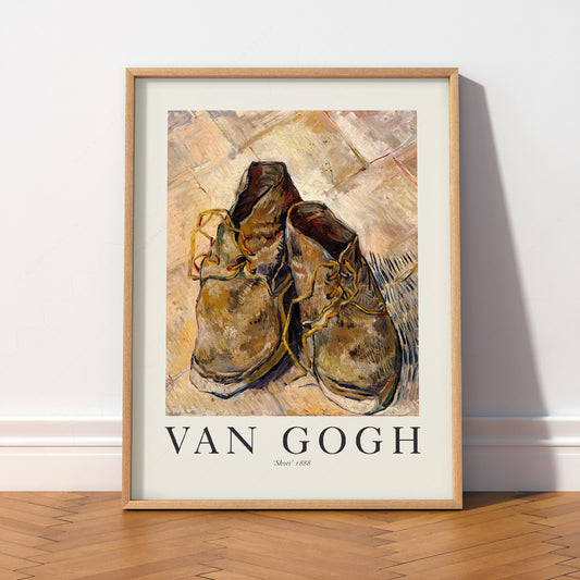 Vincent Van Gogh Shoes 1888 Art Print – Famous Painting Wall Decor — artwork preview 2