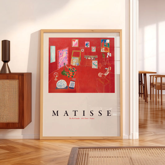 Henri Matisse The Red Studio Art Print – Modern Museum Wall Poster — artwork preview 5
