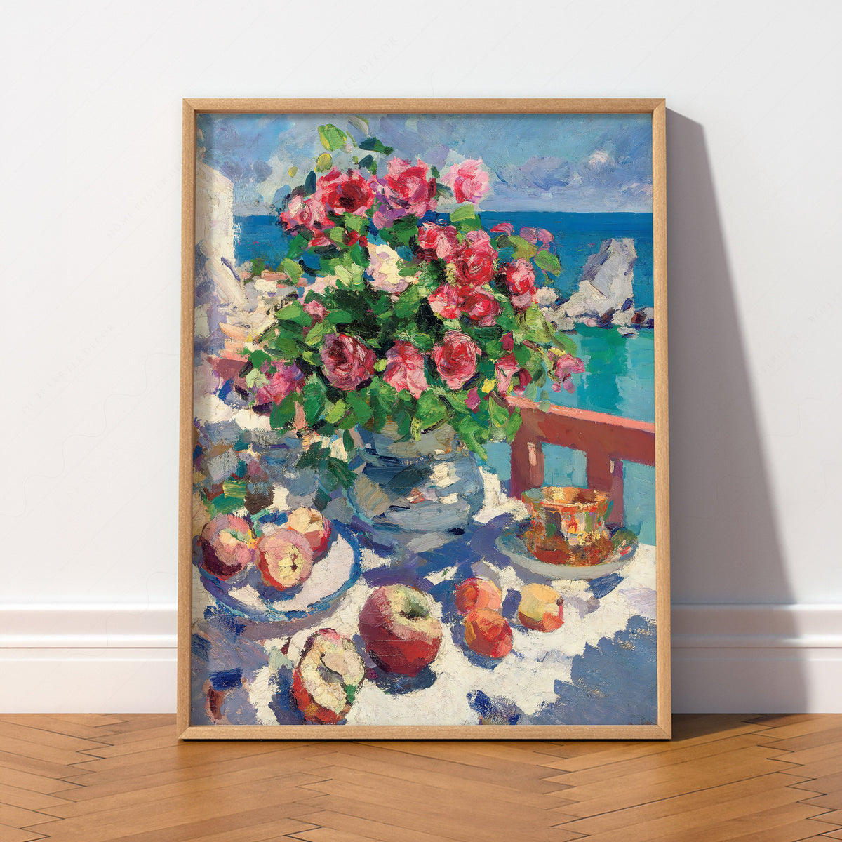 Konstantin Korovin Flowers beside the Sea Art Print — artwork preview 2