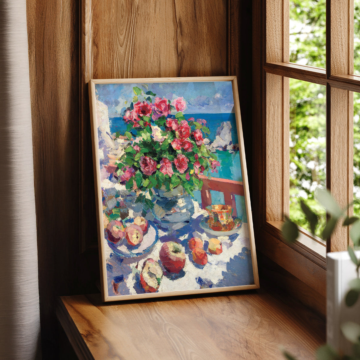 Konstantin Korovin Flowers beside the Sea Art Print — artwork preview 7