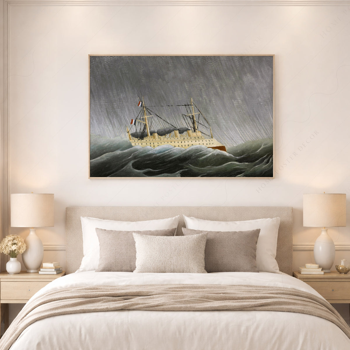 Henri Rousseau Ship in a Storm Art Print — artwork preview 17