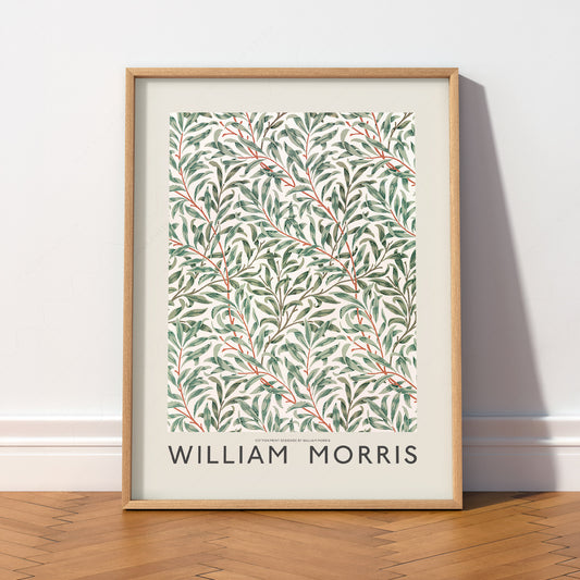 William Morris Willow Bough Art Print – Botanical Wall Art Poster — artwork preview 2