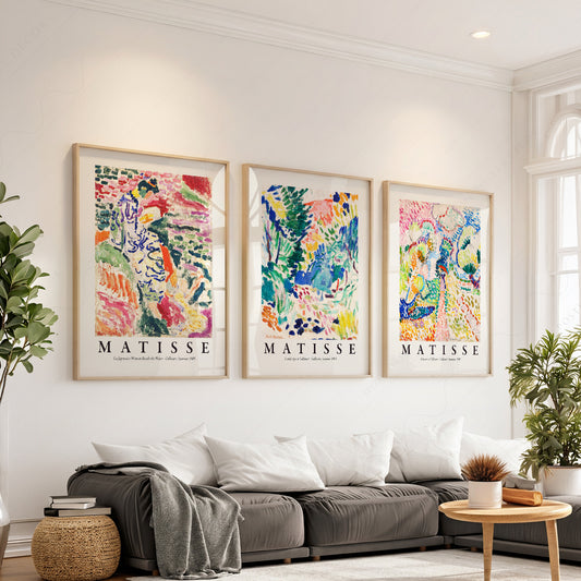 Henri Matisse Collioure Set of 3 Prints – Museum Gallery Wall Art — artwork preview 1