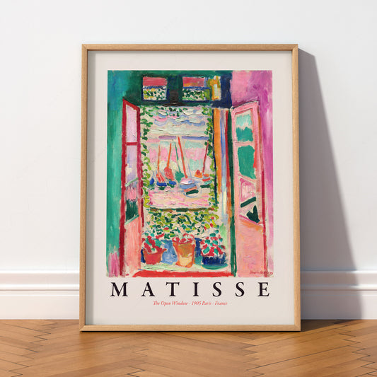 Henri Matisse The Open Window Art Print – Museum Wall Art Poster — artwork preview 2