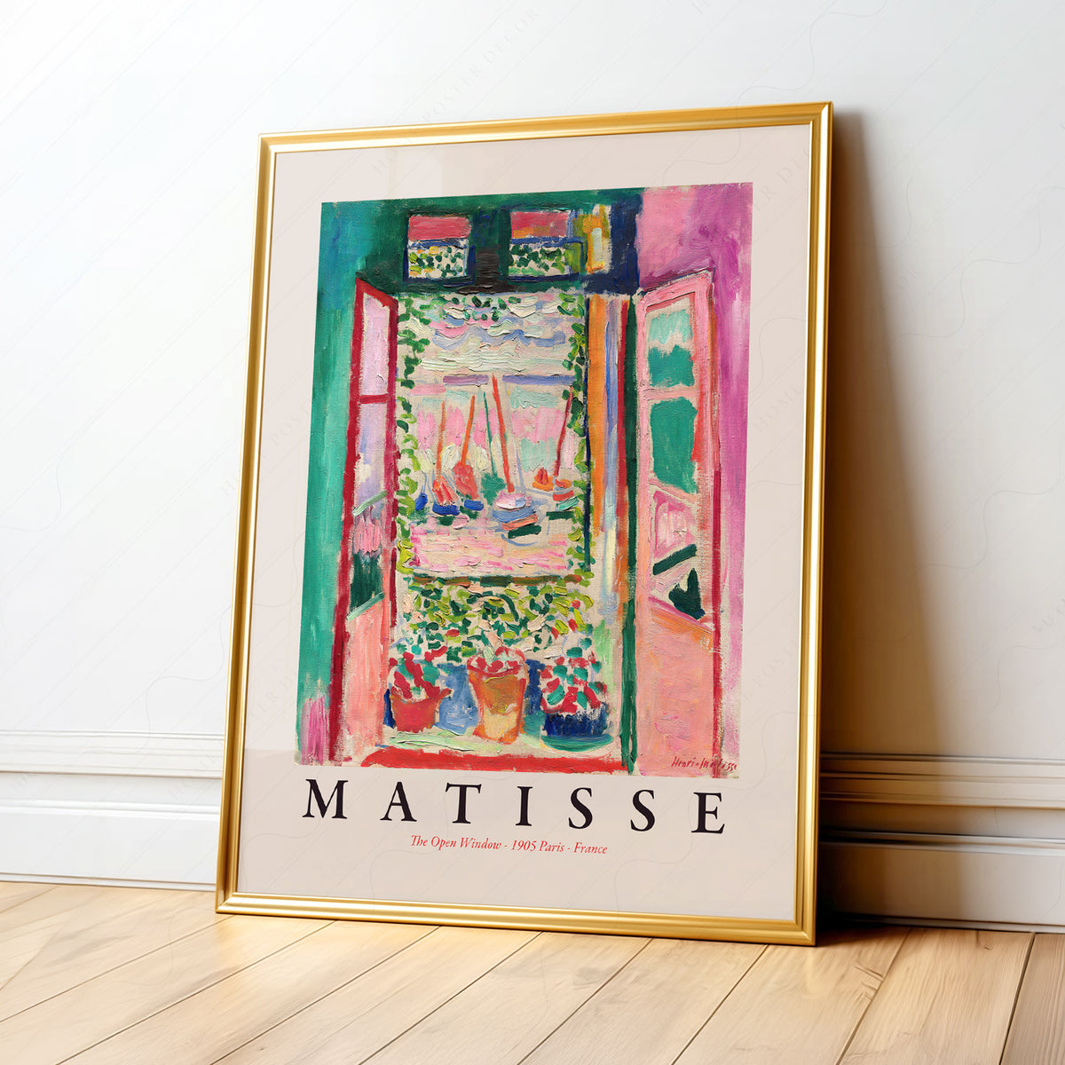 Henri Matisse The Open Window Art Print – Museum Wall Art Poster — artwork preview 1