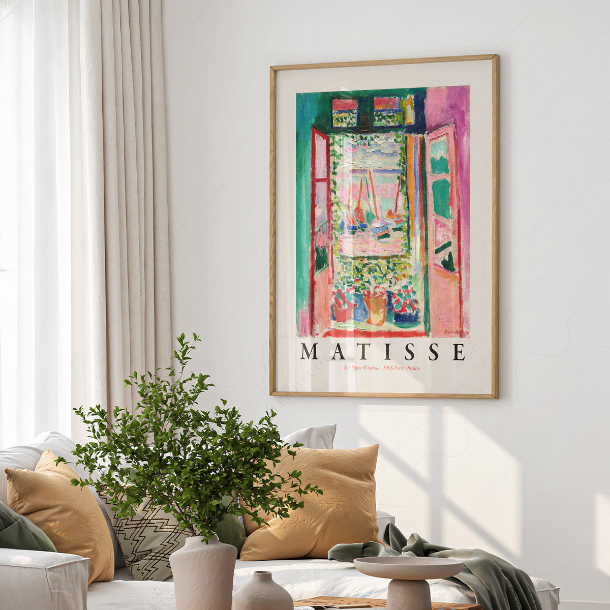 Henri Matisse The Open Window Art Print – Museum Wall Art Poster — artwork preview 6