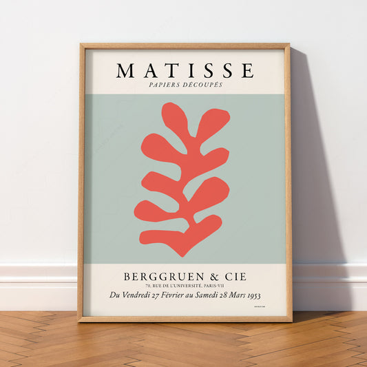 Henri Matisse Papiers Découpés Exhibition Poster – Modern Cut-Out Art Print — artwork preview 2