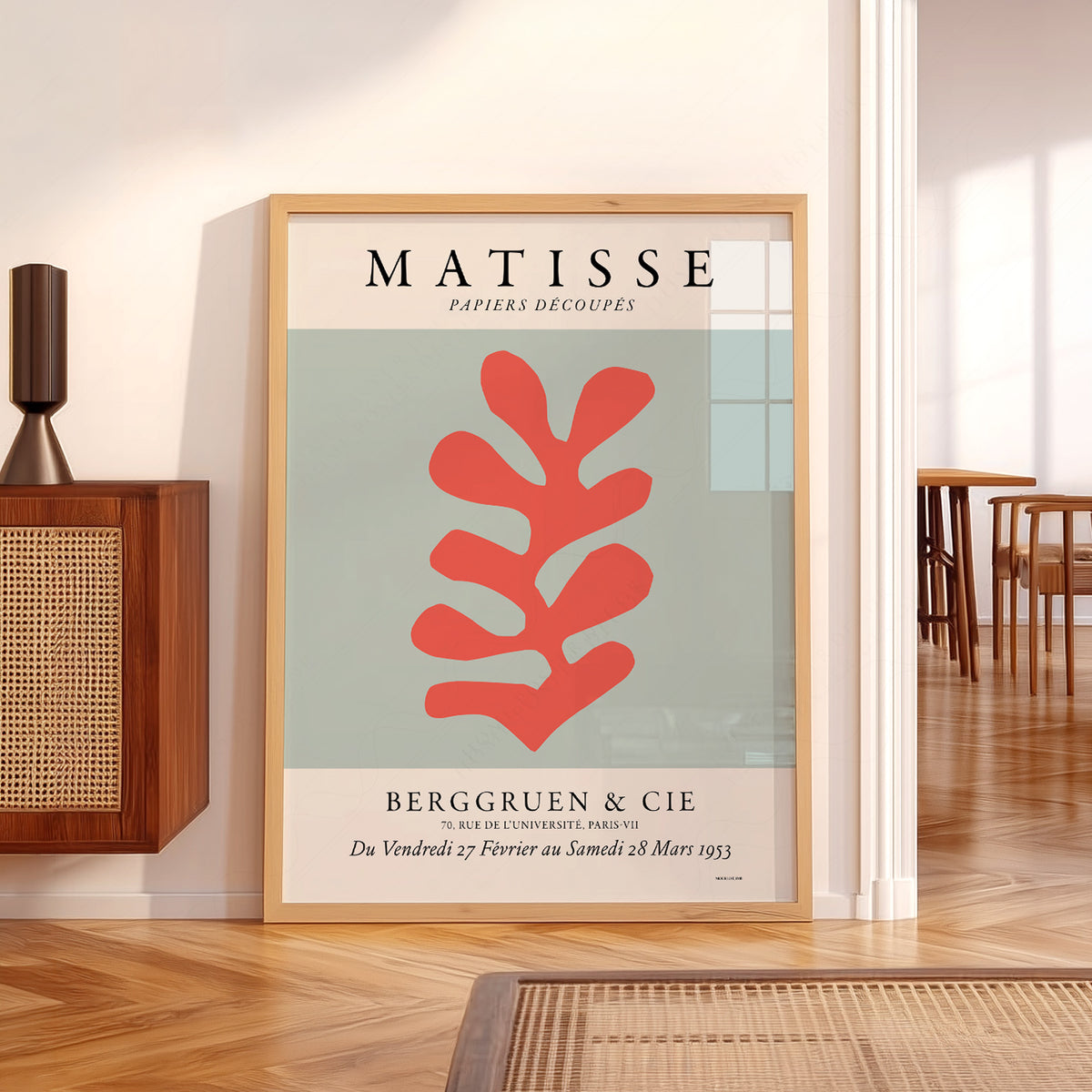 Henri Matisse Papiers Découpés Exhibition Poster – Modern Cut-Out Art Print — artwork preview 5