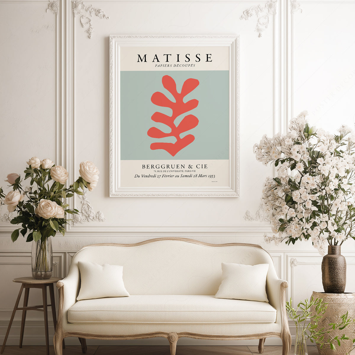Henri Matisse Papiers Découpés Exhibition Poster – Modern Cut-Out Art Print — artwork preview 17