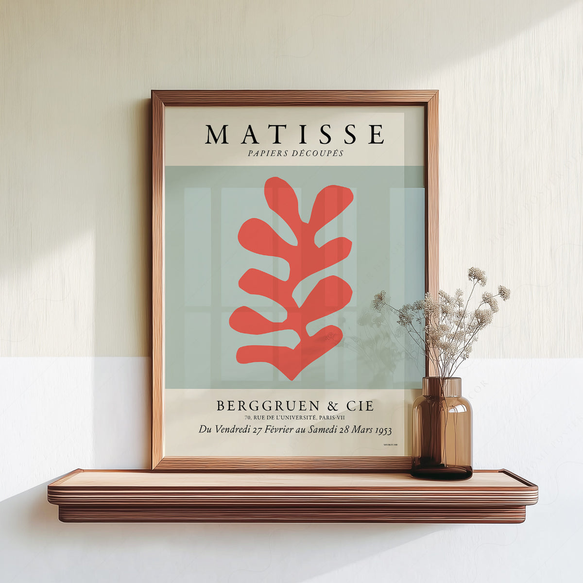 Henri Matisse Papiers Découpés Exhibition Poster – Modern Cut-Out Art Print — artwork preview 18