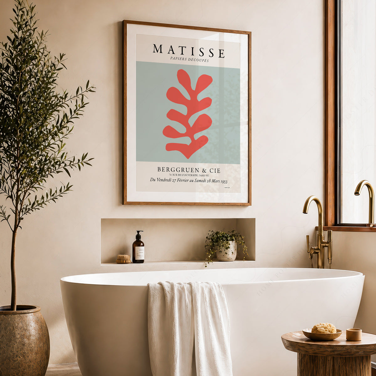 Henri Matisse Papiers Découpés Exhibition Poster – Modern Cut-Out Art Print — artwork preview 22