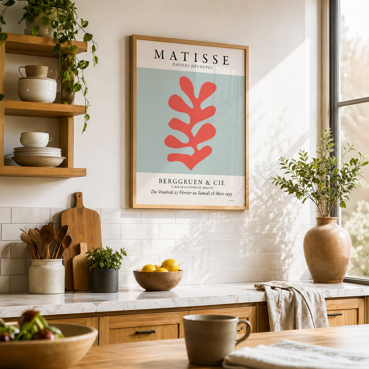 Henri Matisse Papiers Découpés Exhibition Poster – Modern Cut-Out Art Print — artwork preview 23