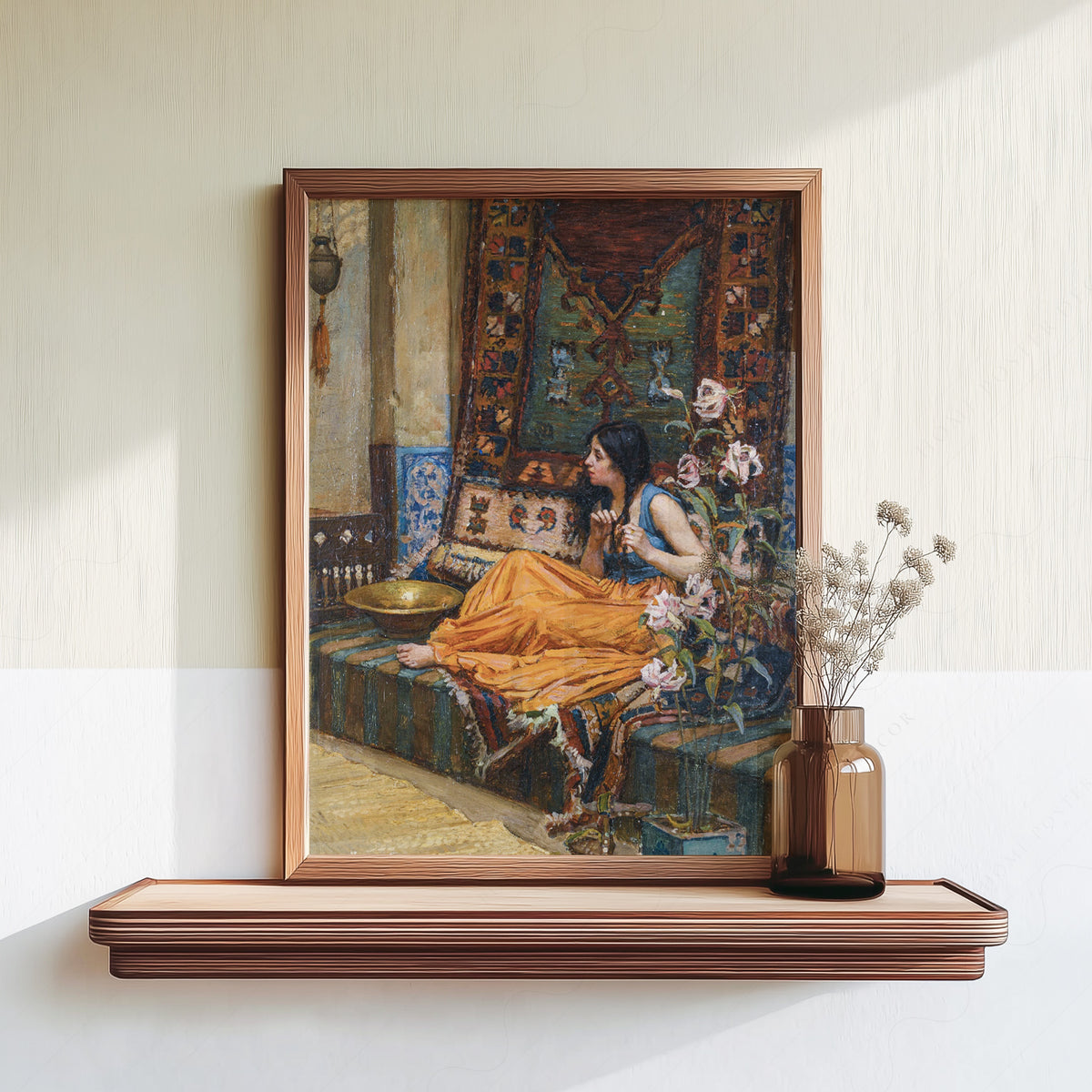 John William Waterhouse In the Harem Art Print — artwork preview 18
