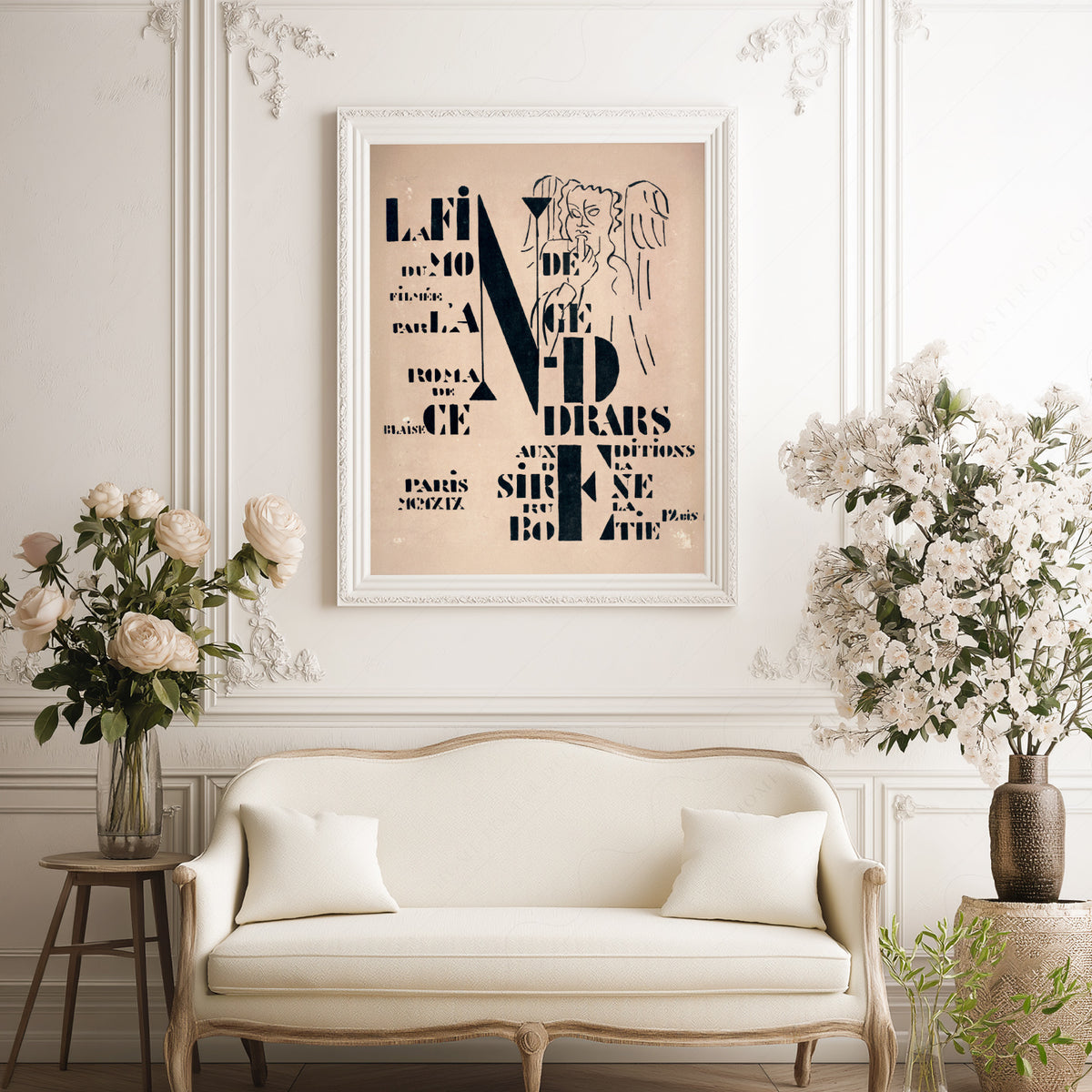 Fernand Leger Decorative Typography Composition Art Print — artwork preview 17
