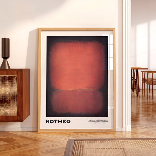 Mark Rothko Untitled Red and Black Art Print – Abstract Expressionist Poster — artwork preview 5
