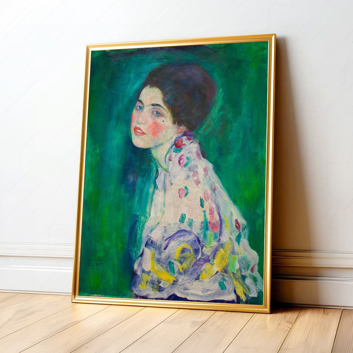 Gustav Klimt Portrait of a Lady Art Print — artwork preview 1