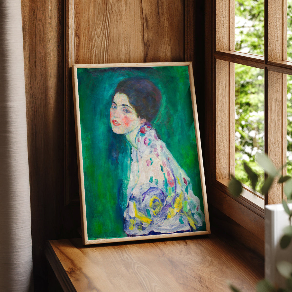 Gustav Klimt Portrait of a Lady Art Print — artwork preview 7