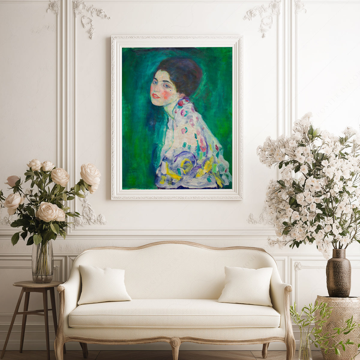 Gustav Klimt Portrait of a Lady Art Print — artwork preview 17