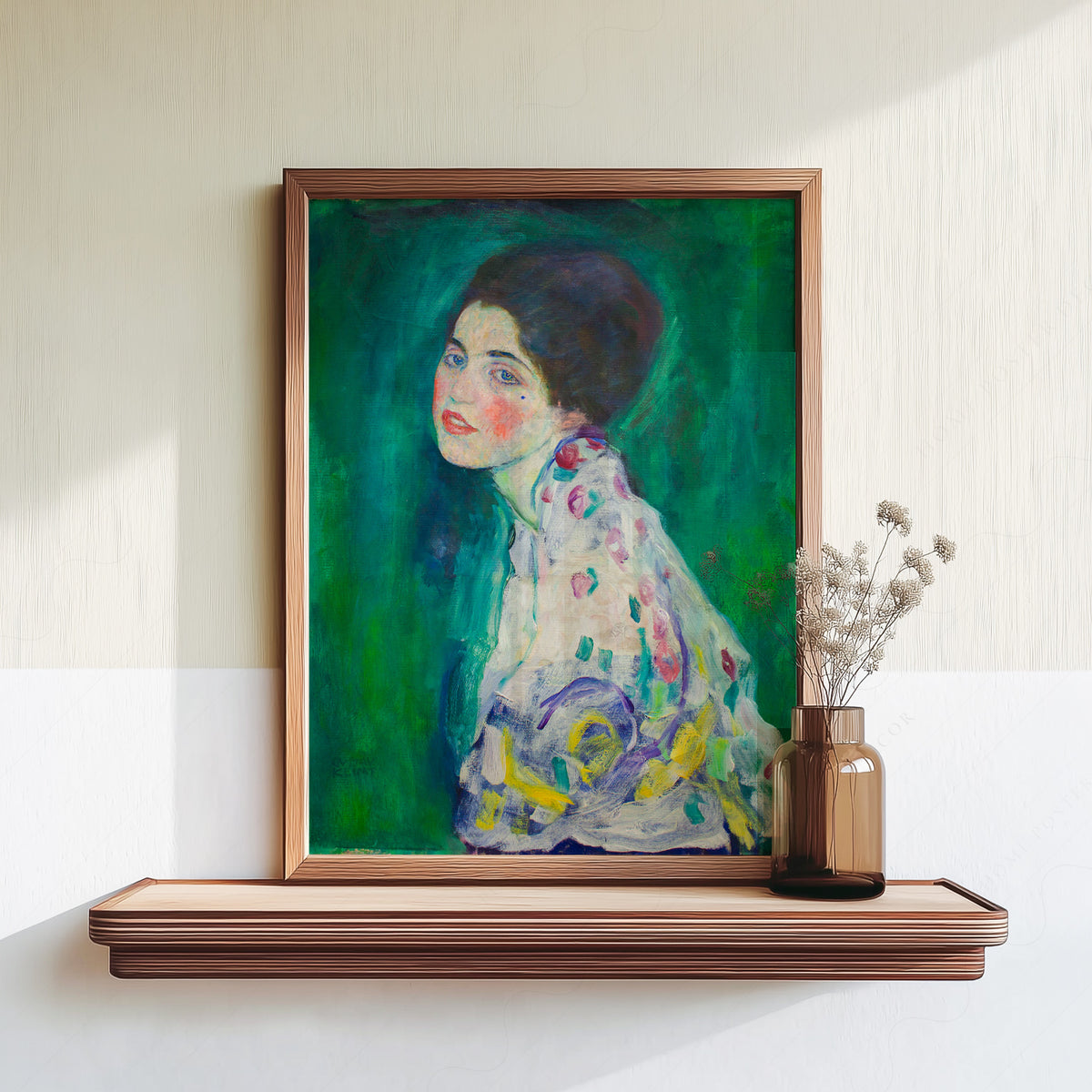Gustav Klimt Portrait of a Lady Art Print — artwork preview 18
