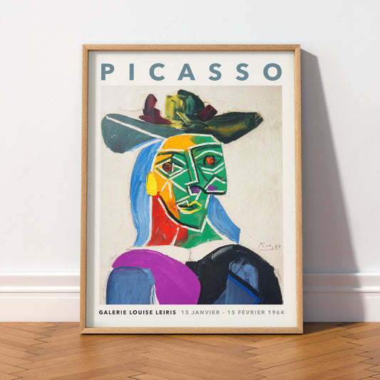 Pablo Picasso Portrait of Dora Maar Art Print – Cubist Wall Art Poster — artwork preview 2
