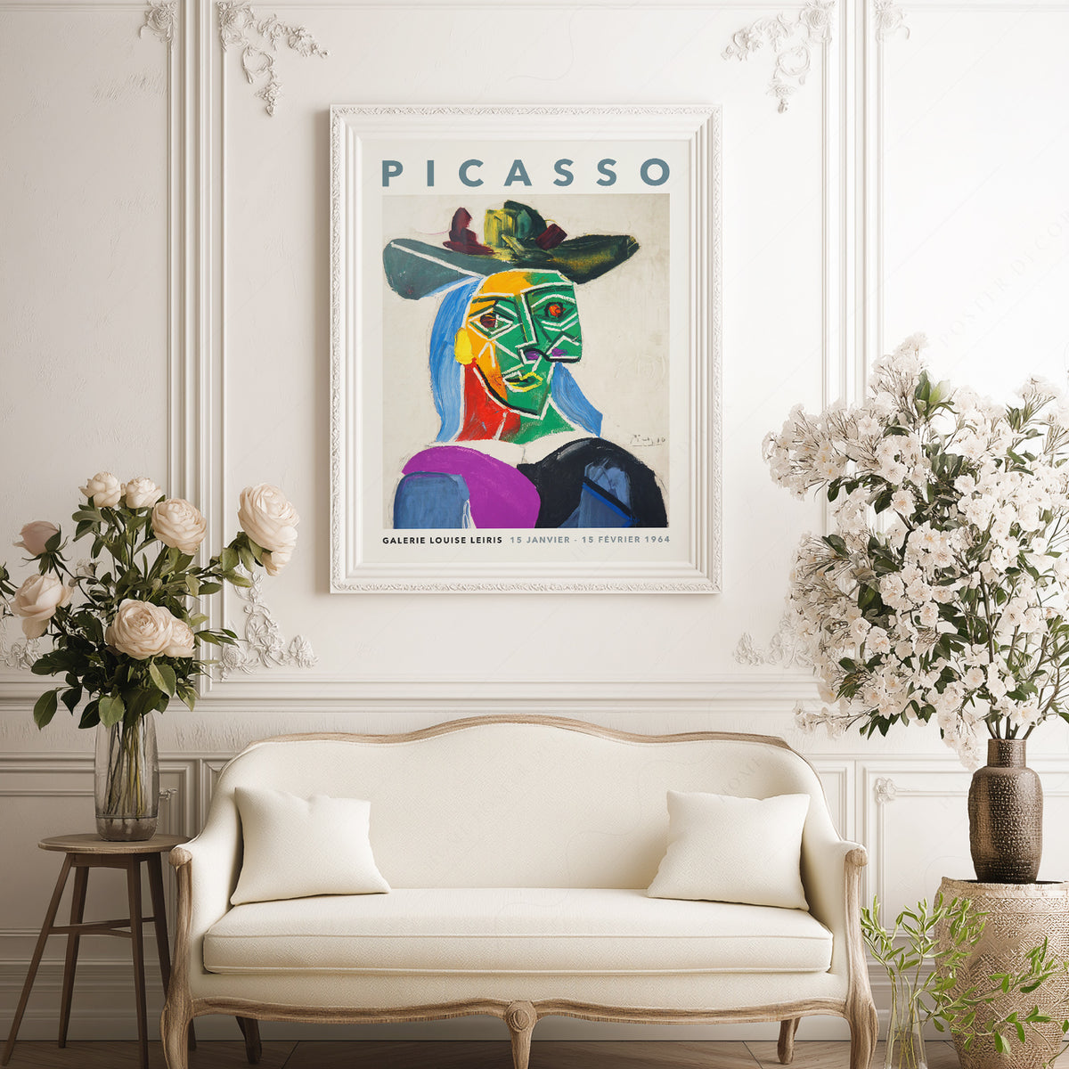 Pablo Picasso Portrait of Dora Maar Art Print – Cubist Wall Art Poster — artwork preview 17