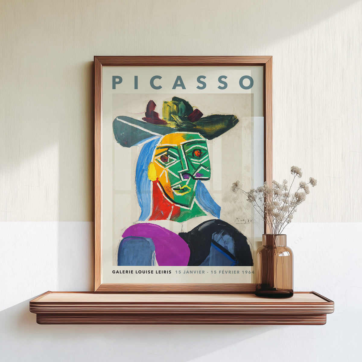 Pablo Picasso Portrait of Dora Maar Art Print – Cubist Wall Art Poster — artwork preview 18