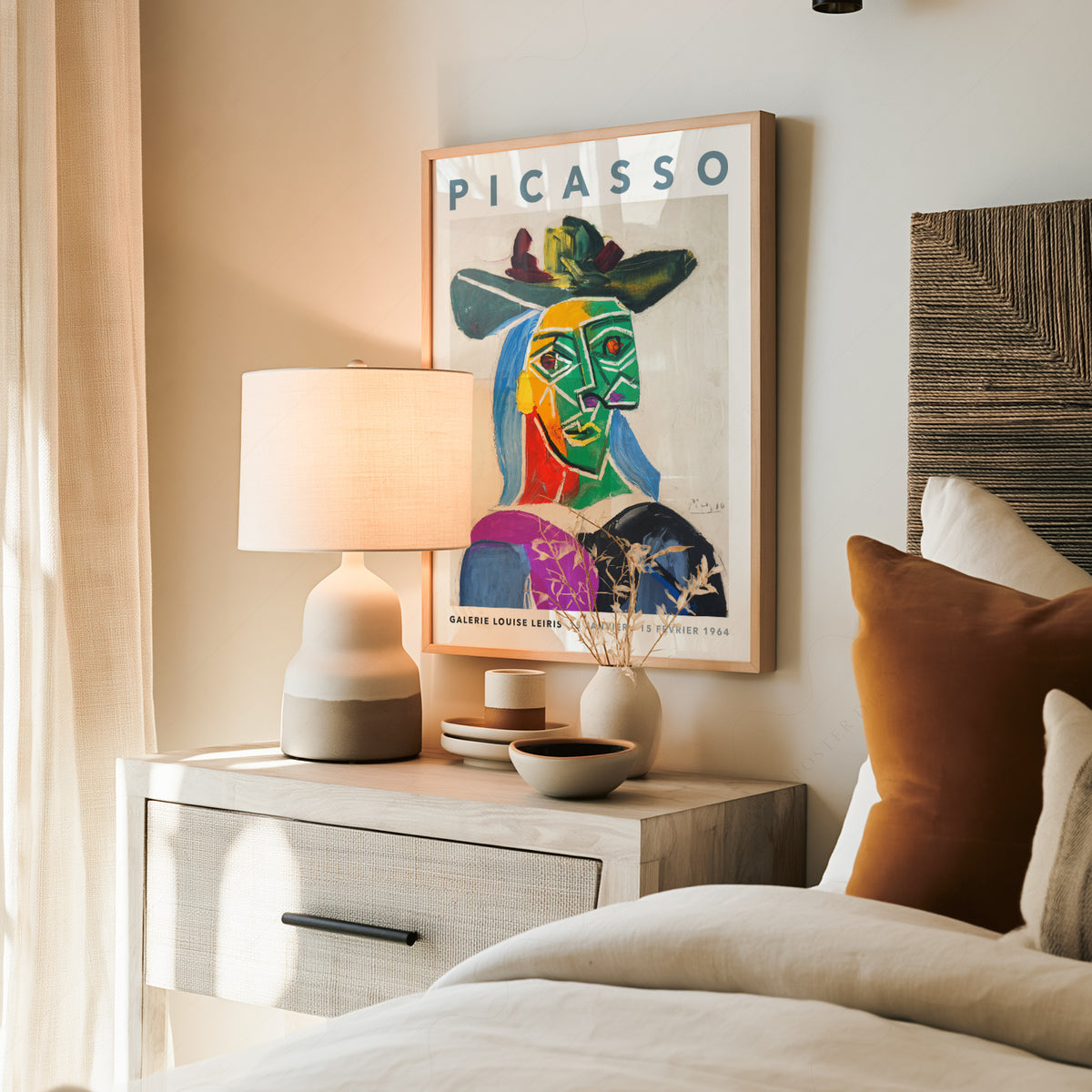 Pablo Picasso Portrait of Dora Maar Art Print – Cubist Wall Art Poster — artwork preview 19