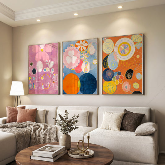 Hilma af Klint The Ten Largest Print Set of 3 – Abstract Wall Art — artwork preview 7