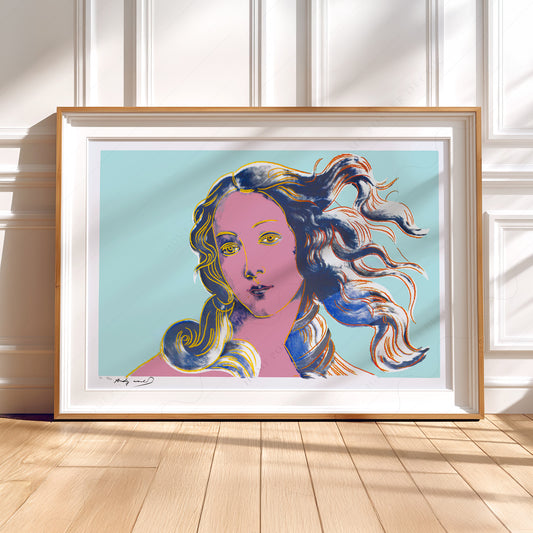 Andy Warhol Botticelli's Venus Pop Art Print – Modern Wall Art Poster — artwork preview 5