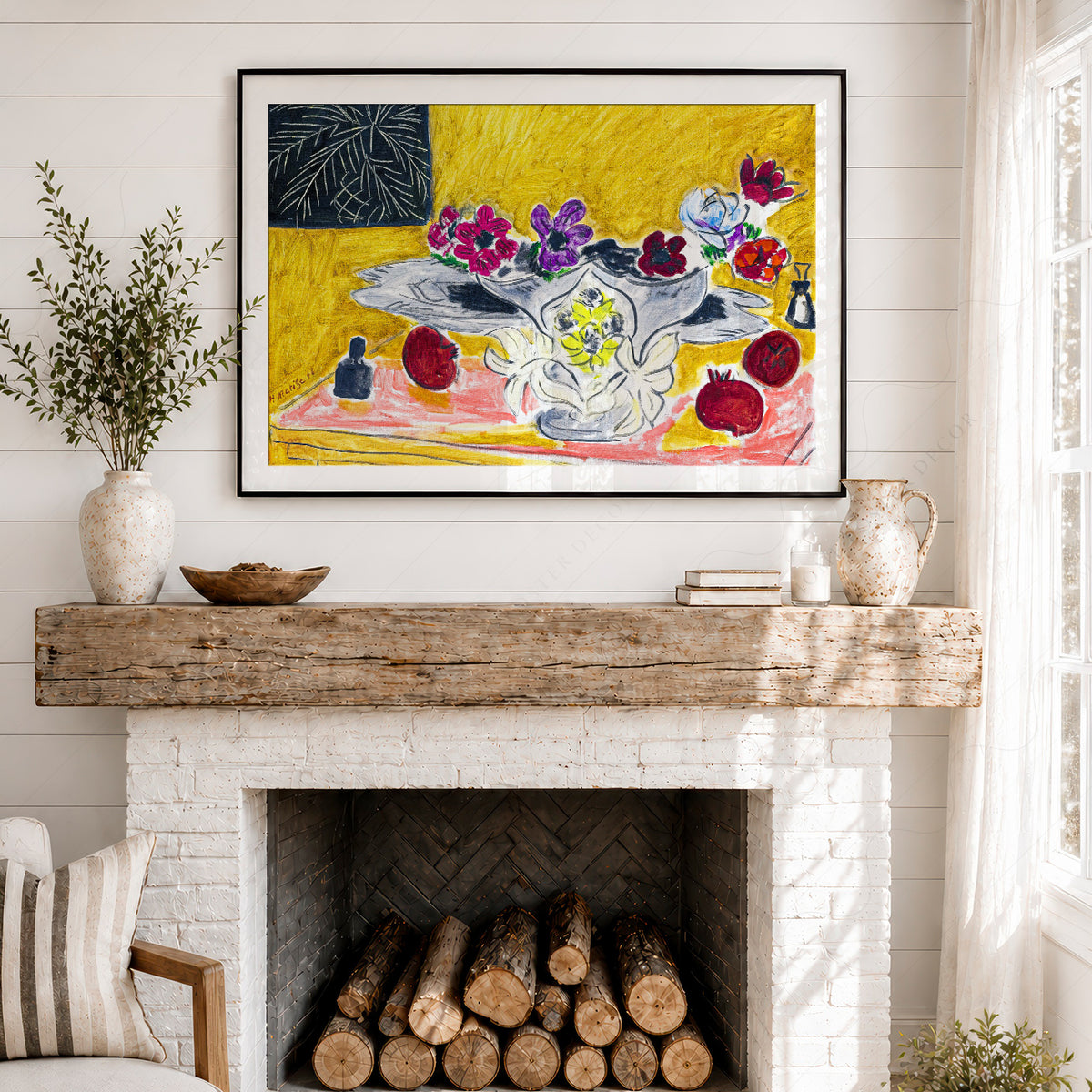 Henri Matisse Anemones and Grenades Art Print – Vibrant Still Life Poster — artwork preview 18