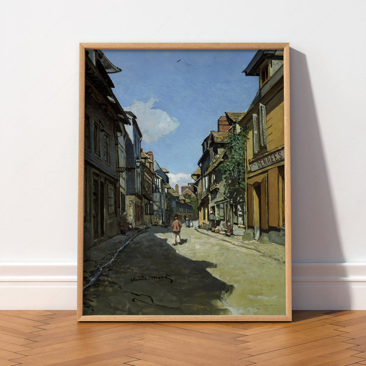 Claude Monet Rue de la Bavole Art Print — artwork preview 2